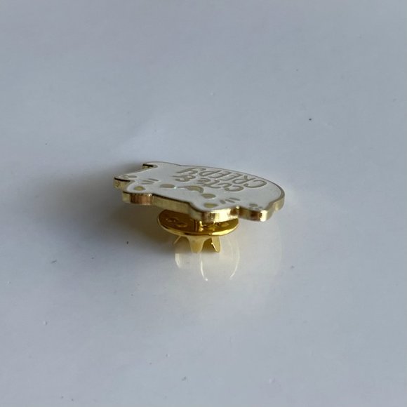 *50% OFF! Cat ghost pin cute & creepy kitten spooky scary cats flair - Picture 2 of 5